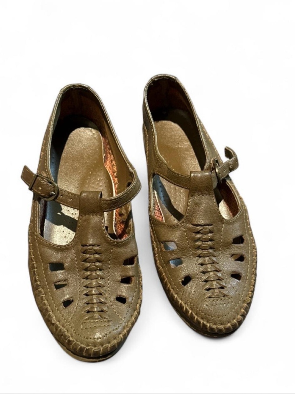 Vintage Walkables Dexter Leather Sandals